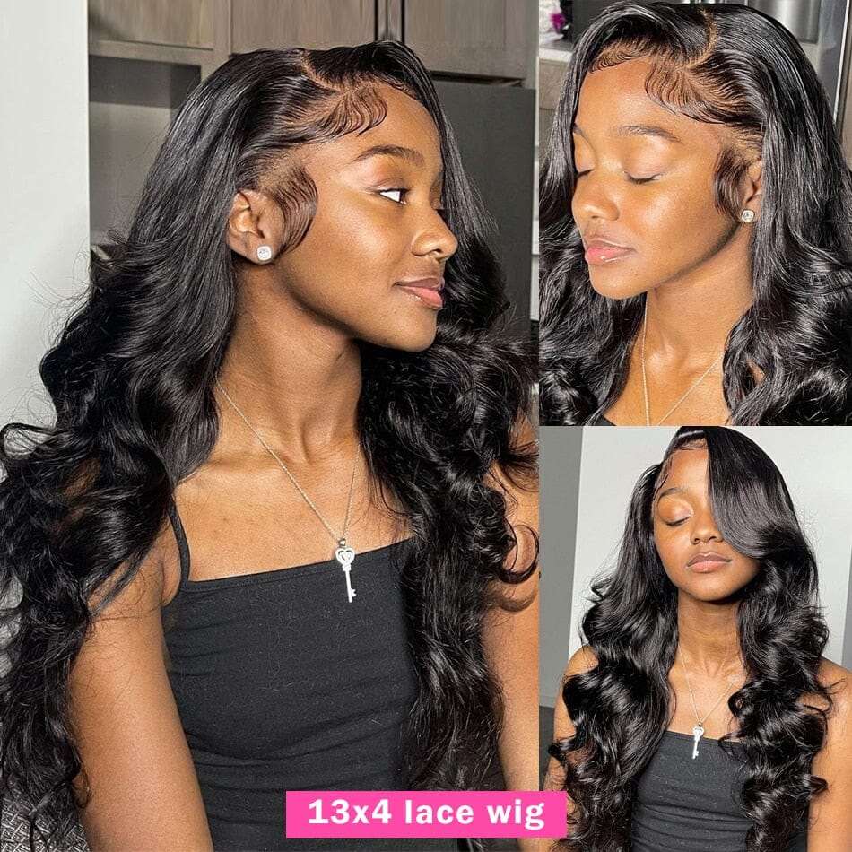 Brazilian Human Hair Lace Front Wig with HD Lace